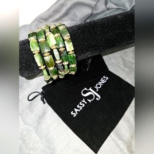 Sassy Jones Authentic Nephrite Jade Bracelet